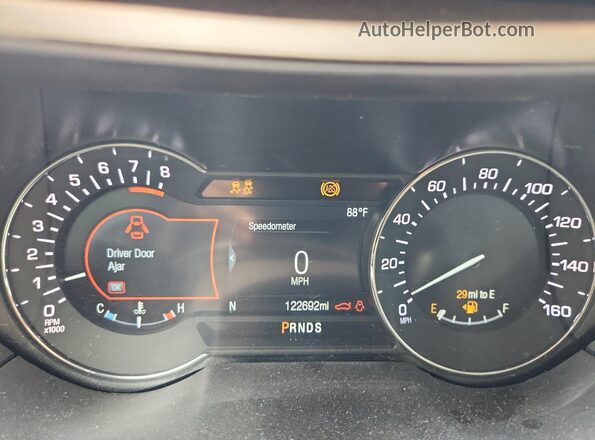 3LN6L5E95LR606478 2020 LINCOLN MKZ White Vista del cuadro de instrumentos