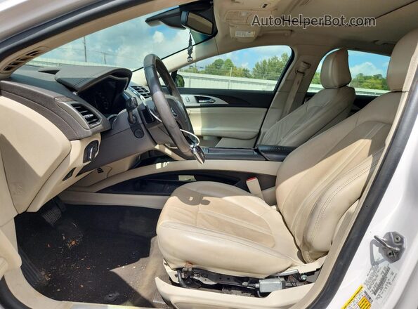 3LN6L5E95LR606478 2020 LINCOLN MKZ White Vista interior delantera