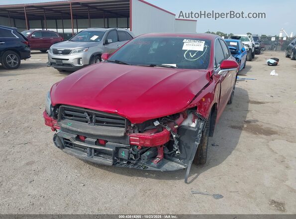 3LN6L5E98LR618835 2020 LINCOLN MKZ Red Առջևի ձախ երեք քառորդ տեսարան