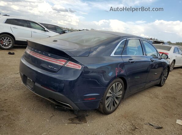 3LN6L5FC6KR602092 2019 LINCOLN MKZ Blue Задня права чверть