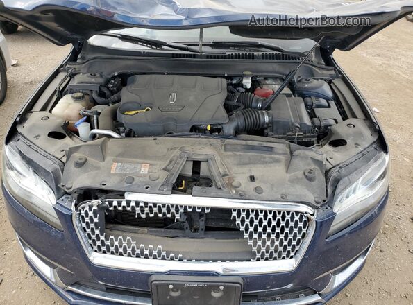 3LN6L5FC6KR602092 2019 LINCOLN MKZ Blue Вид задньої частини салону