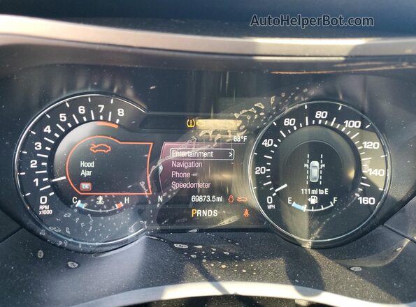 3LN6L5FC9LR620555 2020 LINCOLN MKZ Black Vista del cuadro de instrumentos