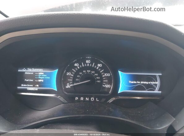 3LN6L5LU1HR629903 2017 LINCOLN MKZ HYBRID Maroon Rear seats view