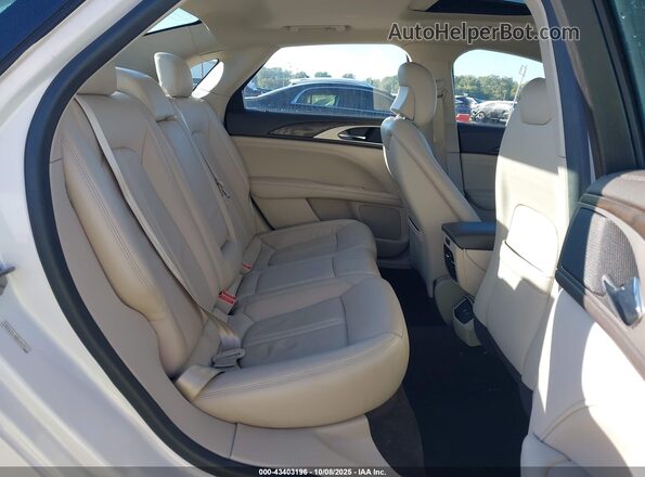 3LN6L5LU6JR628171 2018 LINCOLN MKZ HYBRID White VIN sticker view
