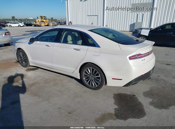 3LN6L5LU6JR628171 2018 LINCOLN MKZ HYBRID White Rear left