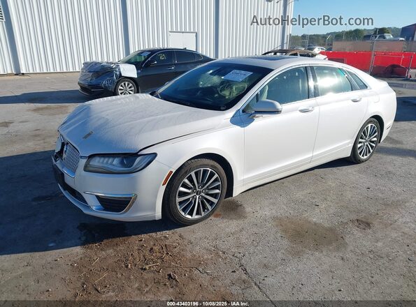 3LN6L5LU6JR628171 2018 LINCOLN MKZ HYBRID White Front left
