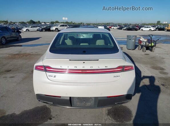3LN6L5LU6JR628171 2018 LINCOLN MKZ HYBRID White 