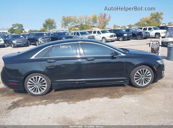 3LN6L5LU7HR645586 2017 LINCOLN MKZ HYBRID Black უკანა სალონის ხედი