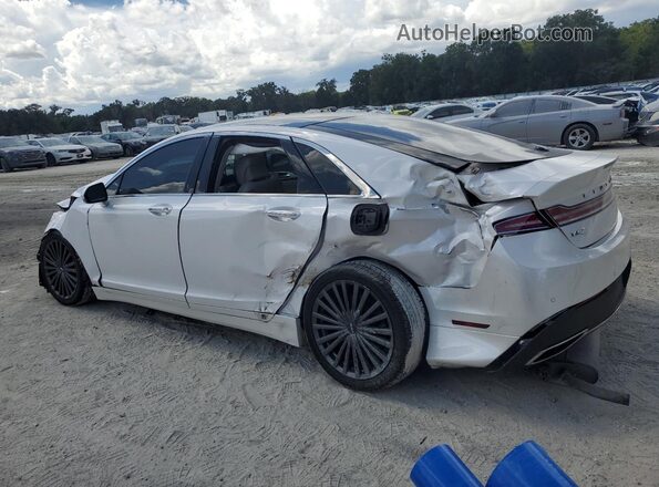 3LN6L5MU2JR619370 2018 LINCOLN MKZ White Задня ліва чверть
