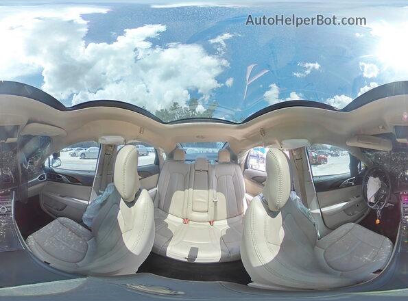 3LN6L5MU2JR619370 2018 LINCOLN MKZ White Панорамний вид салону 360°