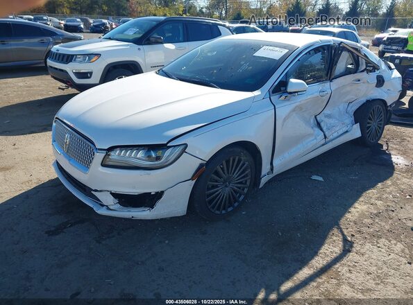 3LN6L5MU3JR620656 2018 LINCOLN MKZ HYBRID White Передня ліва чверть