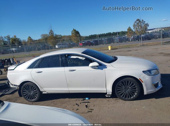 3LN6L5MU3JR620656 2018 LINCOLN MKZ HYBRID White Вид задньої частини салону