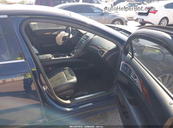 3LN6L5MU4JR619547 2018 LINCOLN MKZ HYBRID Dark Blue წინა სალონის ხედი