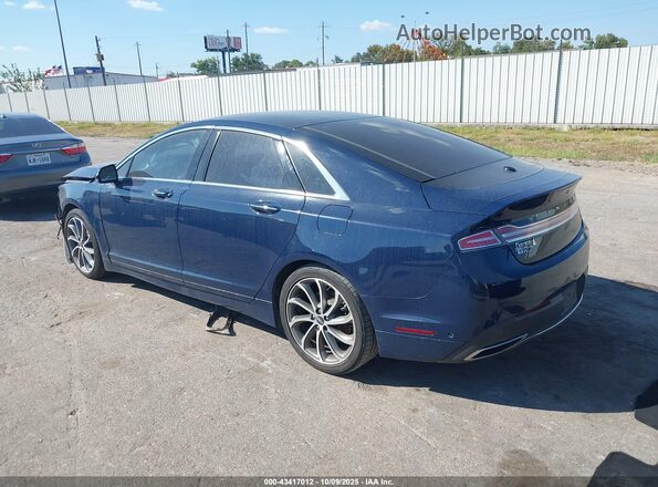 3LN6L5MU4JR619547 2018 LINCOLN MKZ HYBRID Dark Blue უკანა მარცხენა