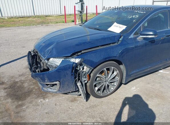 3LN6L5MU4JR619547 2018 LINCOLN MKZ HYBRID Dark Blue წინა ხედი