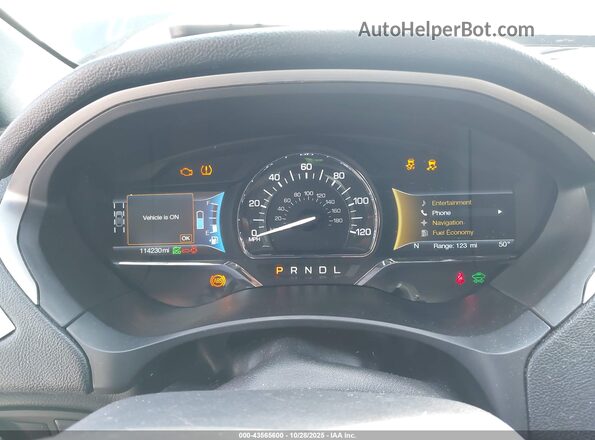 3LN6L5MU9HR662906 2017 LINCOLN MKZ HYBRID Черный Вид задних сидений