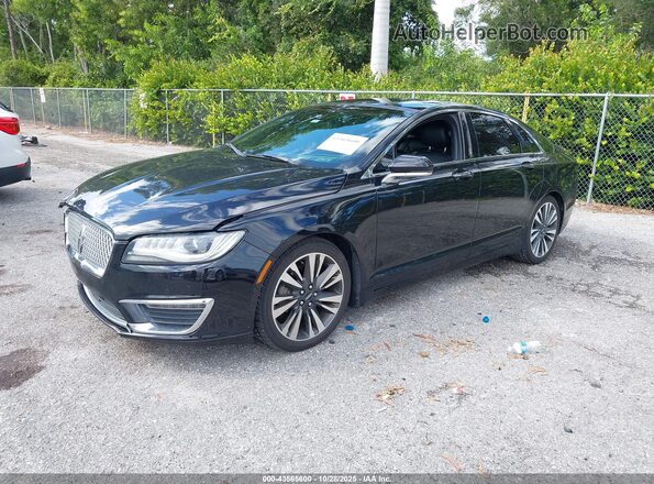 3LN6L5MU9HR662906 2017 LINCOLN MKZ HYBRID Черный Передняя левая четверть