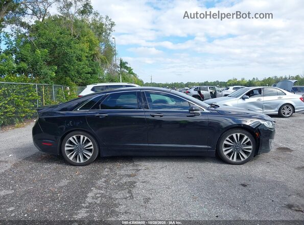 3LN6L5MU9HR662906 2017 LINCOLN MKZ HYBRID Черный Вид задней части салона