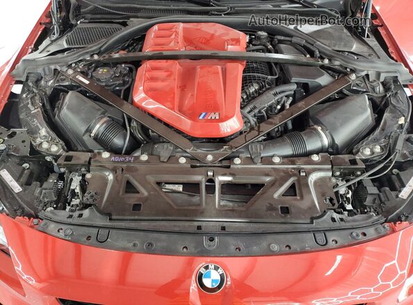 3MF13DM06R8E28720 2024 BMW M2 Red Widok wnętrza z tyłu