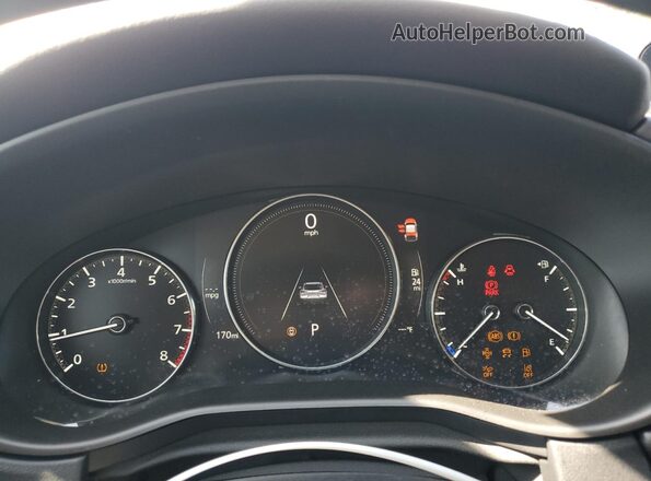 3MVDMBAM0SM841902 2025 MAZDA CX-30 White Vista del cuadro de instrumentos