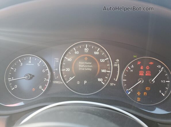 3MVDMBCL1LM116086 2020 MAZDA CX-30 Black Widok zestawu wskaźników