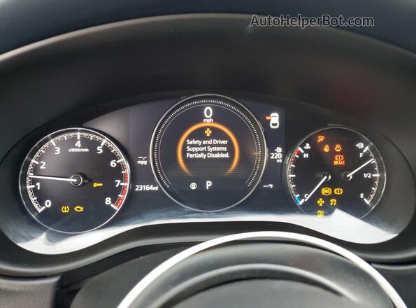 3MVDMBCL6LM114155 2020 MAZDA CX-30 Charcoal Instrument cluster view