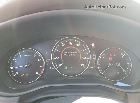 3MVDMBDM5SM801259 2025 MAZDA CX-30 Blue Instrument cluster view
