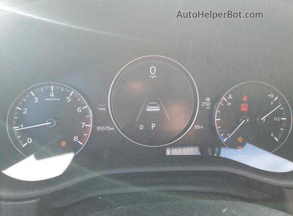 3MVDMBEM7LM120021 2020 MAZDA CX-30 Синий Вид щитка приборов