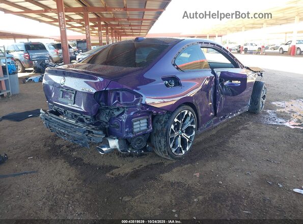 3MW23CM06S8F35352 2025 BMW 2 SERIES Purple Trasero derecho