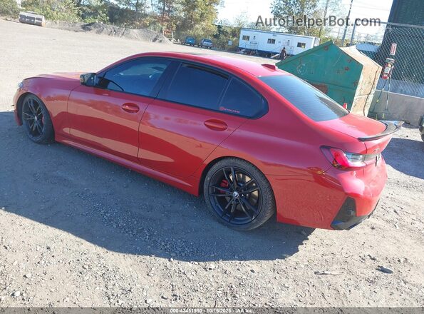 3MW49FF00P8D55409 2023 BMW 3 SERIES Red Tył lewy