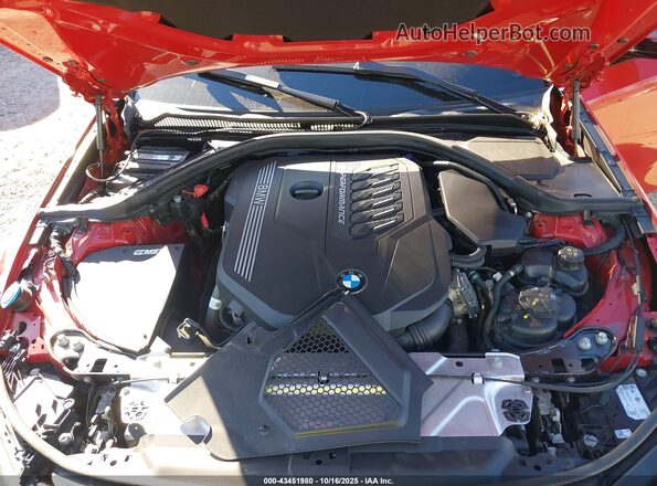 3MW49FF00P8D55409 2023 BMW 3 SERIES Red Widok z tyłu