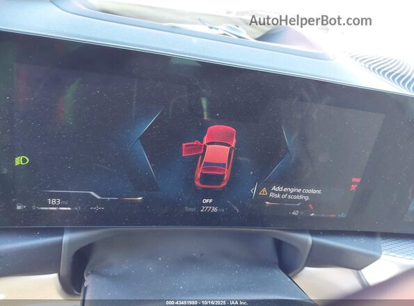 3MW49FF00P8D55409 2023 BMW 3 SERIES Red Widok wnętrza 360 stopni