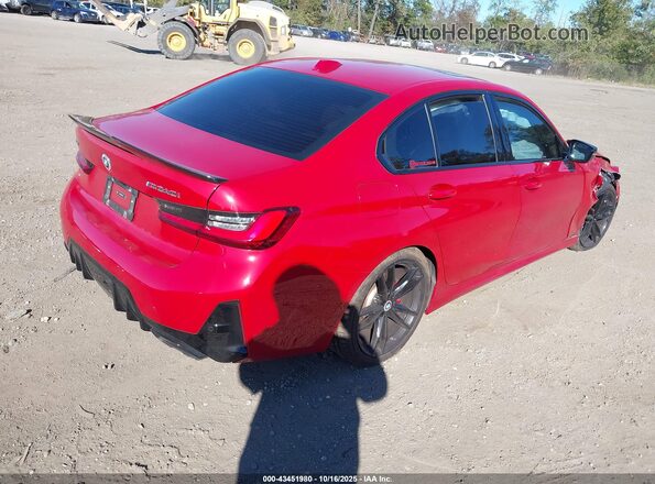 3MW49FF00P8D55409 2023 BMW 3 SERIES Red Tył prawy