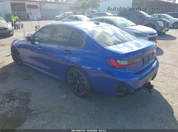 3MW49FS01P8D13126 2023 BMW 3 SERIES Blue Հետևի ձախ