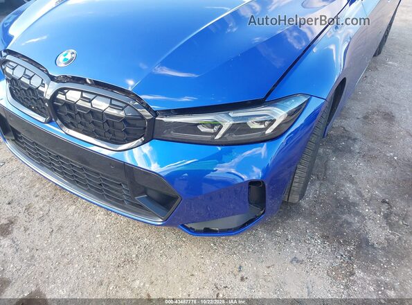 3MW49FS01P8D13126 2023 BMW 3 SERIES Blue Դիմացի տեսք