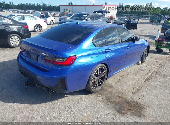 3MW49FS01P8D13126 2023 BMW 3 SERIES Blue Հետևի աջ