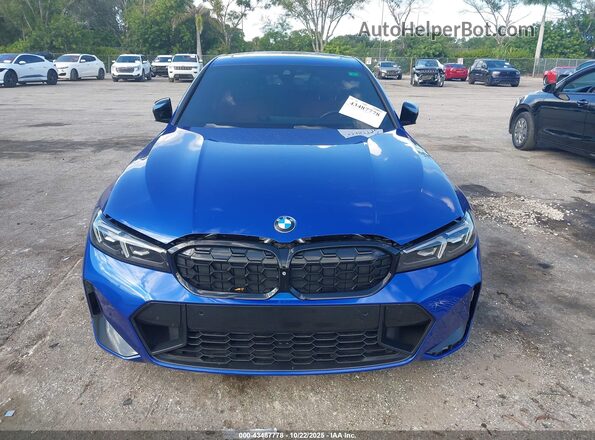 3MW49FS01P8D13126 2023 BMW 3 SERIES Blue Սալոնի հետևի տեսք