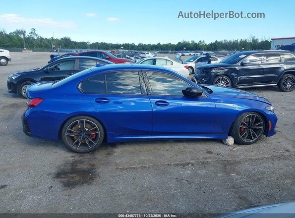 3MW49FS01P8D13126 2023 BMW 3 SERIES Blue Սալոնի 360 աստիճան տեսք