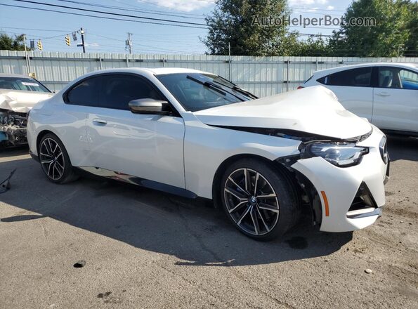3MW53CM00P8D79247 2023 BMW M2 Белый Передняя правая четверть