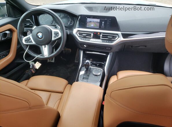 3MW53CM07N8C36356 2022 BMW M2 Gray Widok deski rozdzielczej