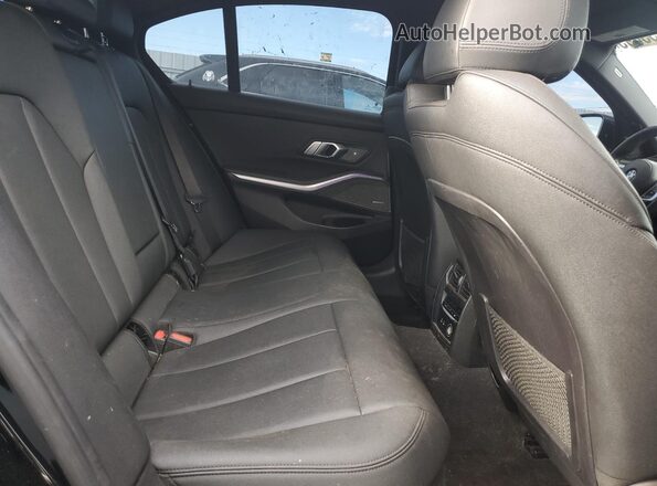 3MW5R1J00L8B06066 2020 BMW 3 SERIES Black Հետևի նստատեղերի տեսք