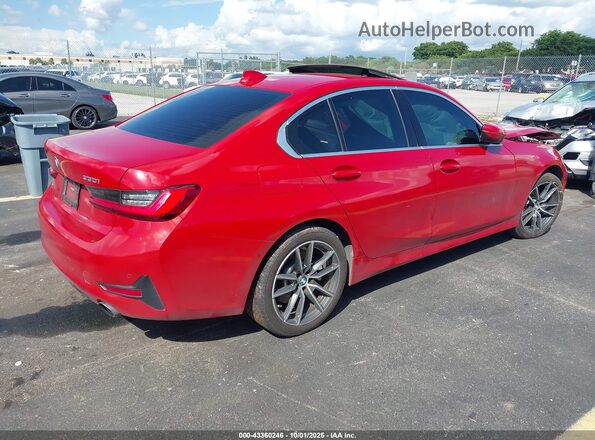 3MW5R1J01L8B25337 2020 BMW 3 SERIES Red უკანა მარჯვენა