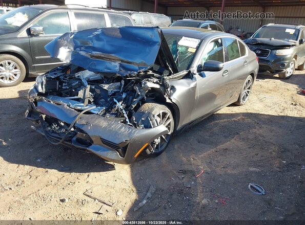 3MW5R1J02L8B07235 2020 BMW 3 SERIES Black Przód lewy
