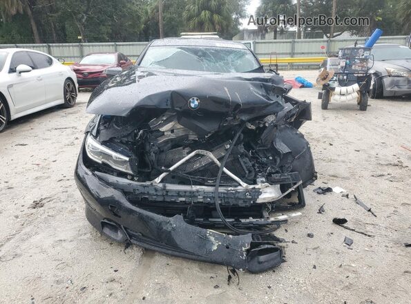 3MW5R1J03L8B08166 2020 BMW 3 SERIES Black Widok z przodu