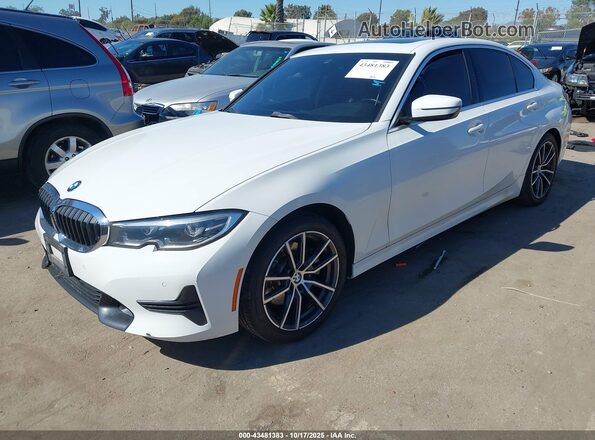 3MW5R1J03M8B88795 2021 BMW 3 SERIES White წინა მარცხენა ხედი სამი მეოთხედიდან