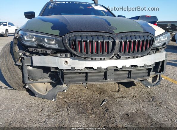 3MW5R1J04L8B04157 2020 BMW 3 SERIES Green Front view