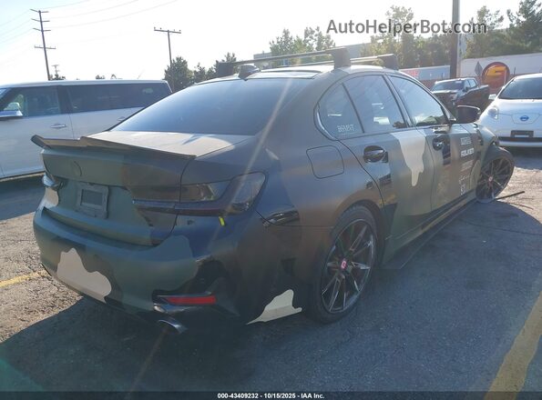 3MW5R1J04L8B04157 2020 BMW 3 SERIES Green Rear right