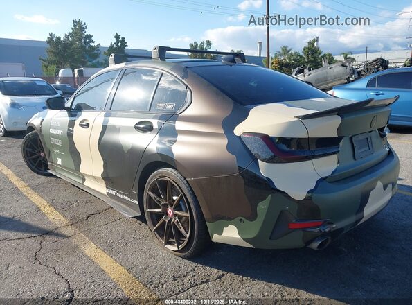 3MW5R1J04L8B04157 2020 BMW 3 SERIES Green Rear left