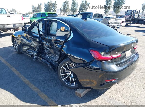 3MW5R1J05L8B18956 2020 BMW 3 SERIES Black Tył lewy