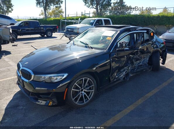 3MW5R1J05L8B18956 2020 BMW 3 SERIES Black Przód lewy